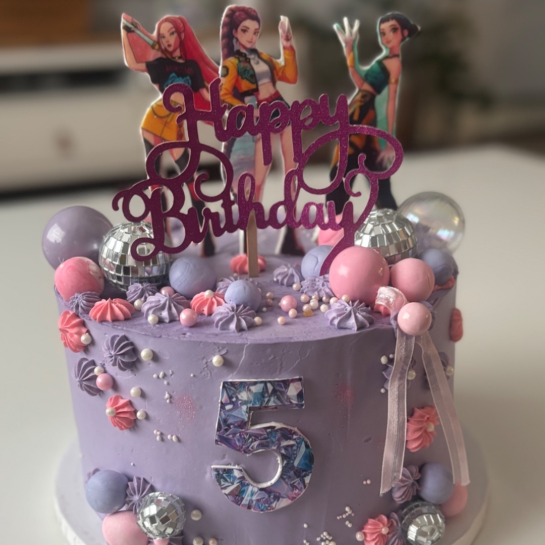 Pop Star Birthday Cake