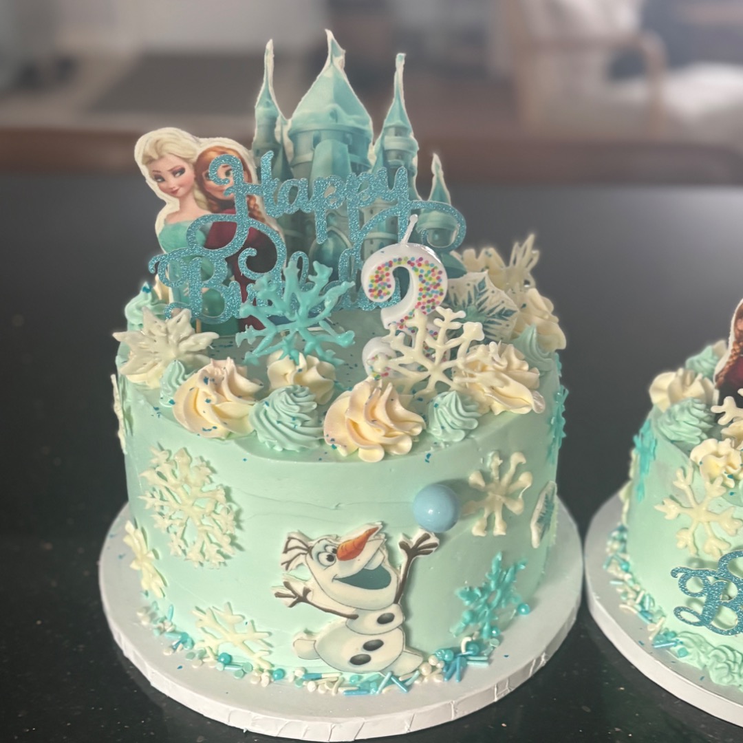 Frozen Castle Cake