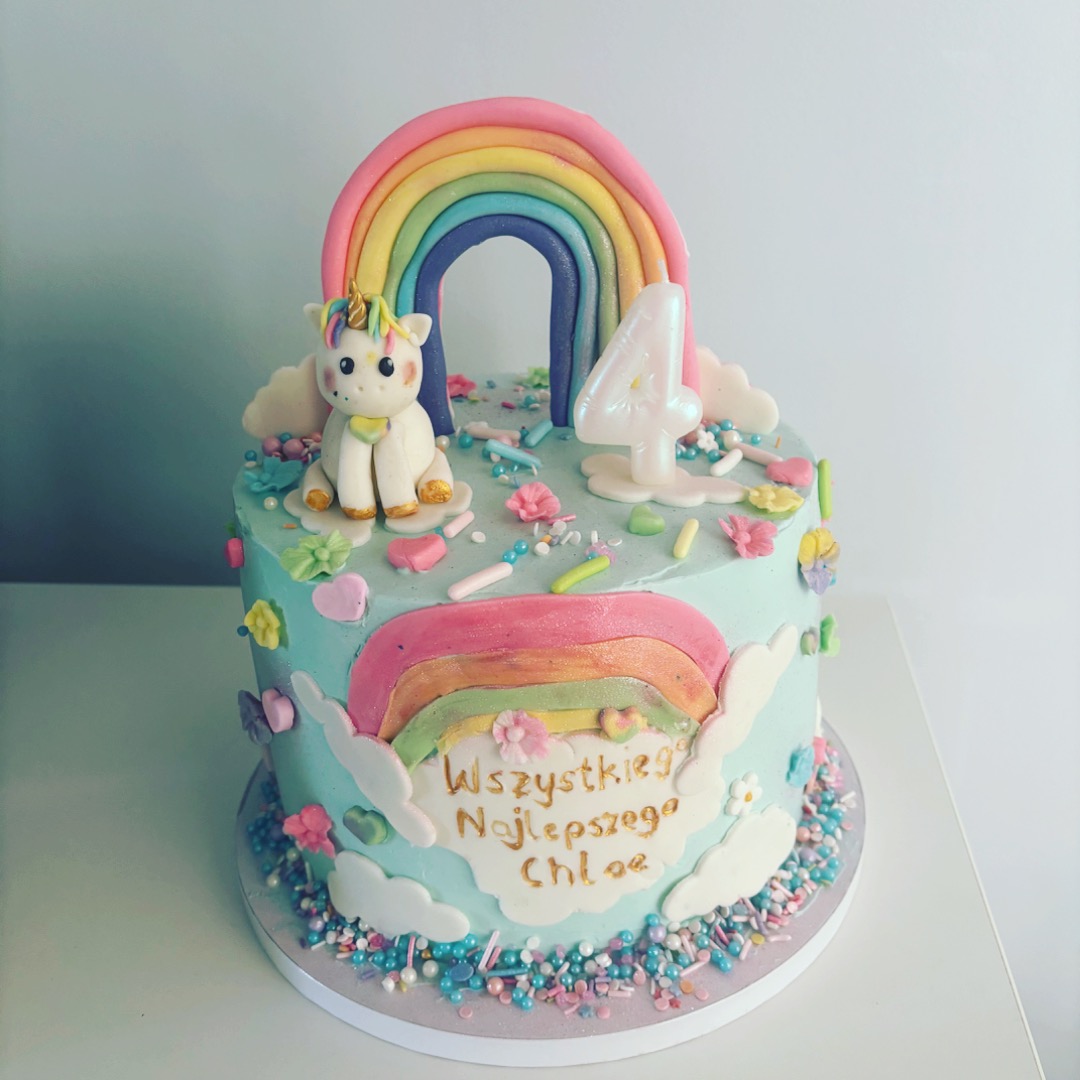 Unicorn Rainbow Cake